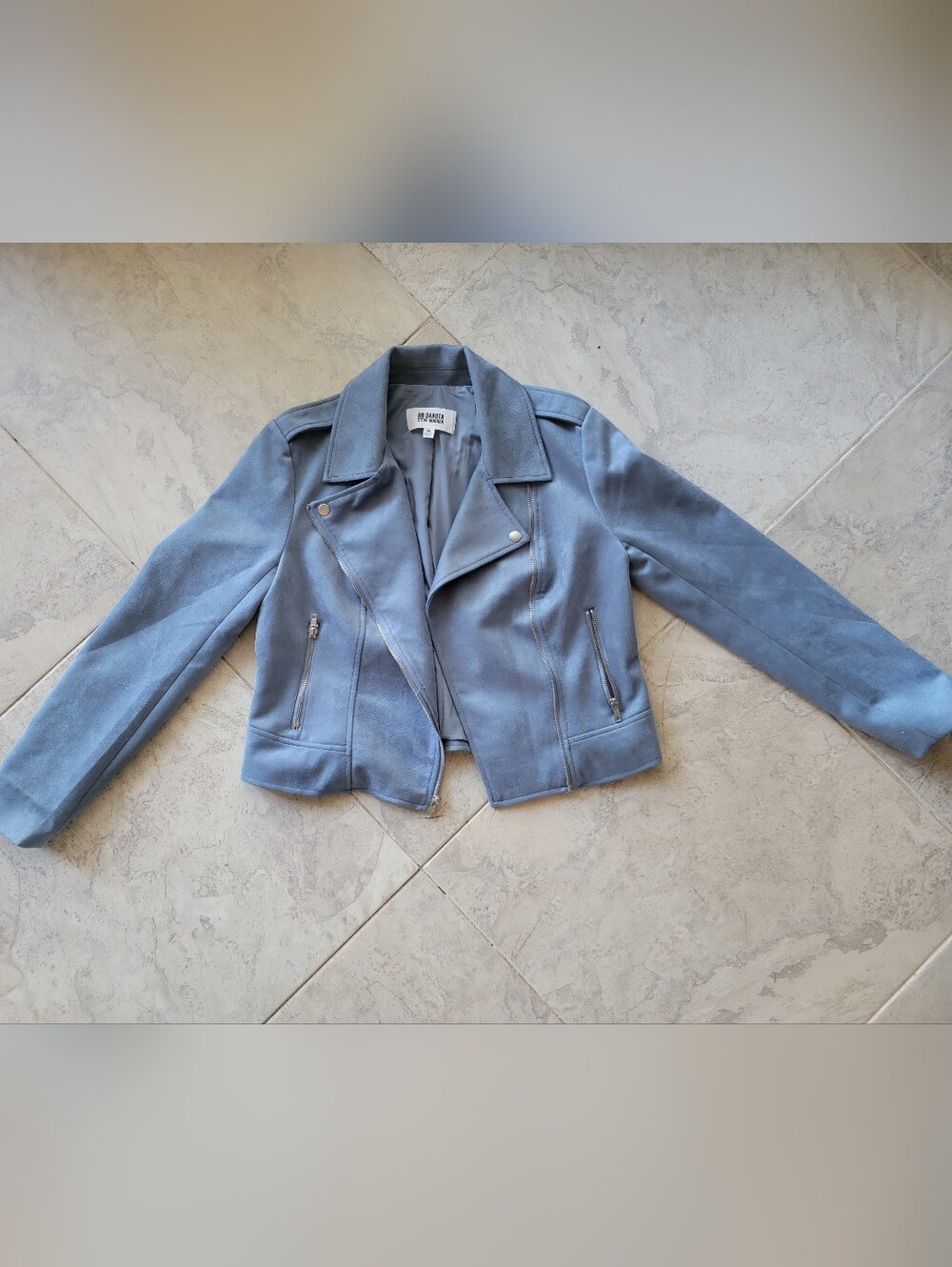 BB Dakota Light Blue S Moto Jacket